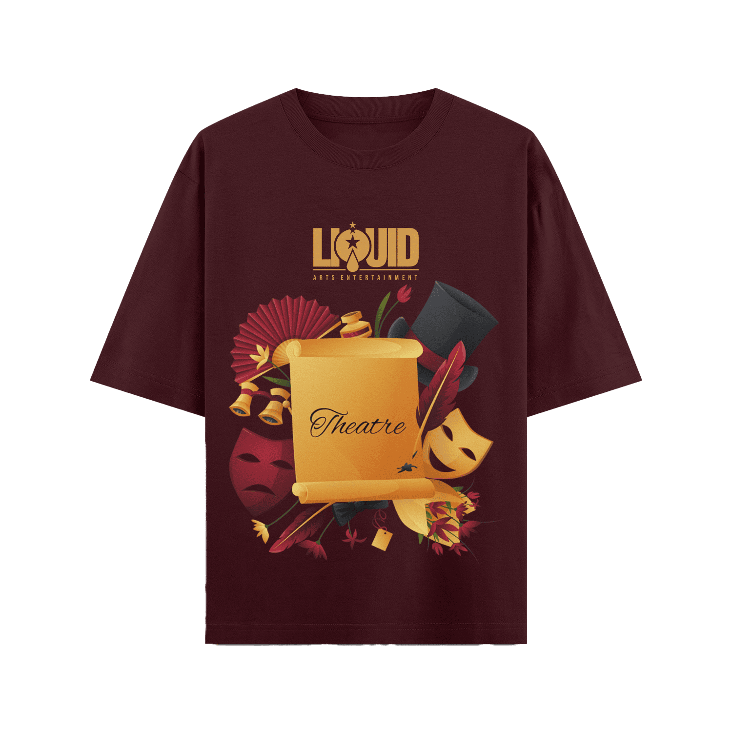 Art T-Shirt - Maroon